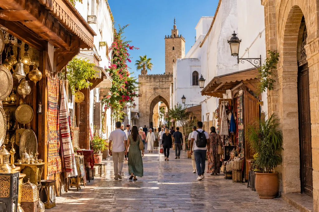 Médina de Rabat et ses commerces traditionnels