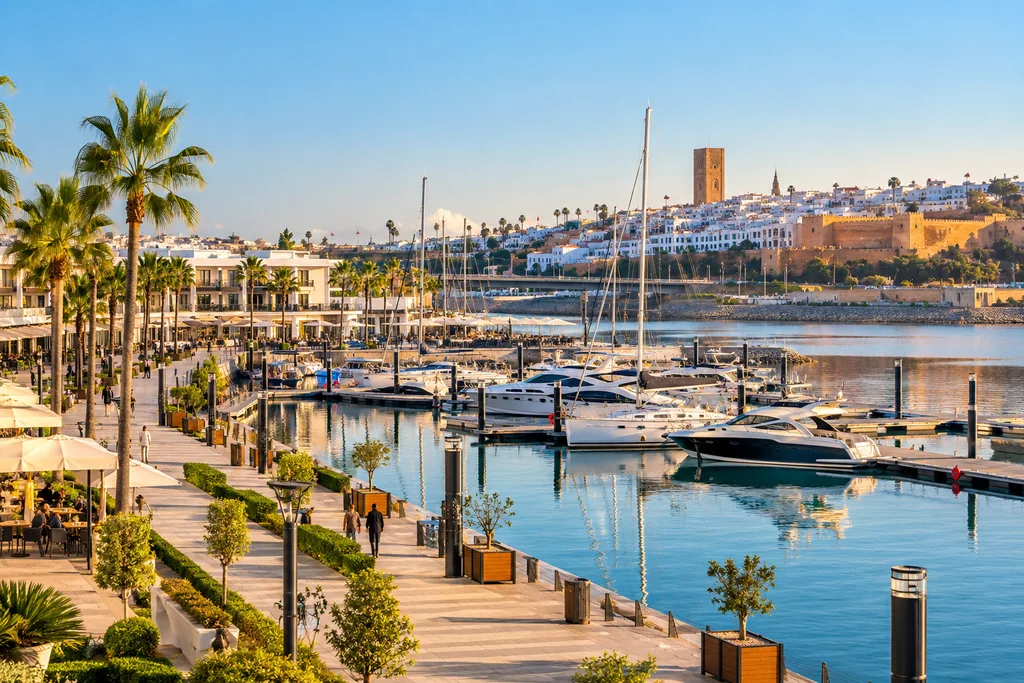 Marina et berges du Bouregreg entre Rabat et Salé