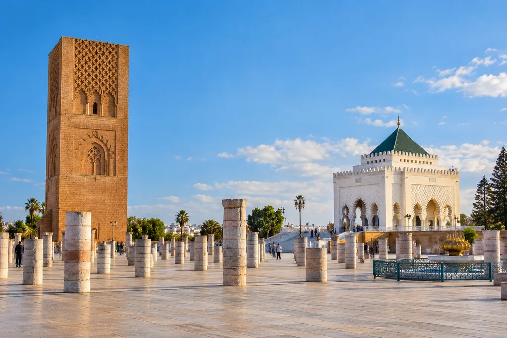 Tour Hassan et Mausolée Mohammed V à Rabat