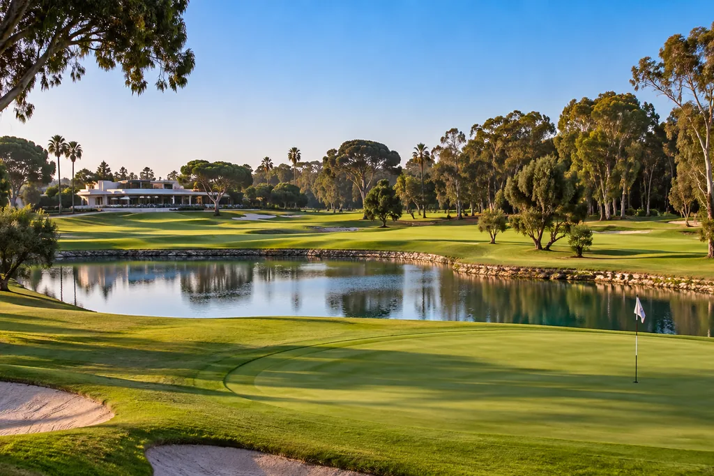 Parcours de golf arboré à Rabat