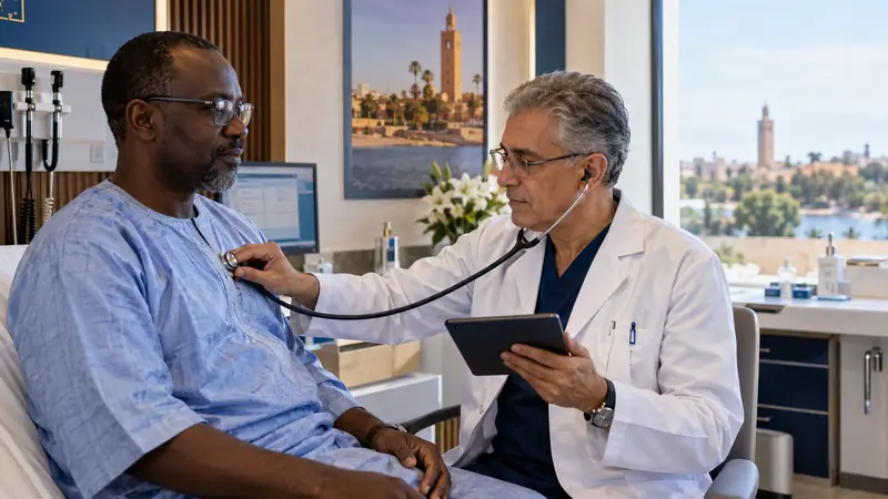 Consultation entre un médecin et son patient